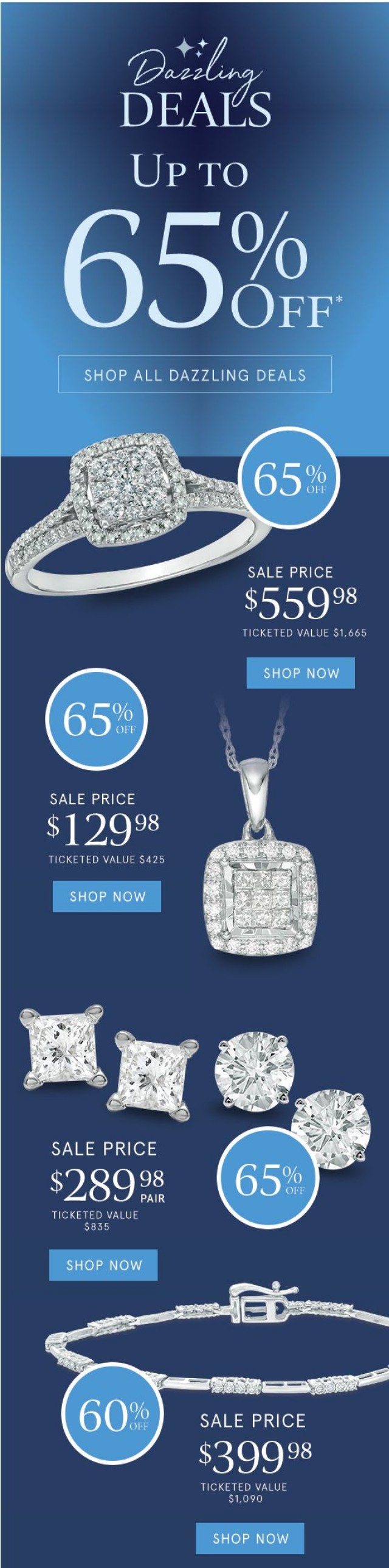 Coupon for: Zales Outlet - It's Not a Typo ✨ Dazzling Deals Up to 65% Off