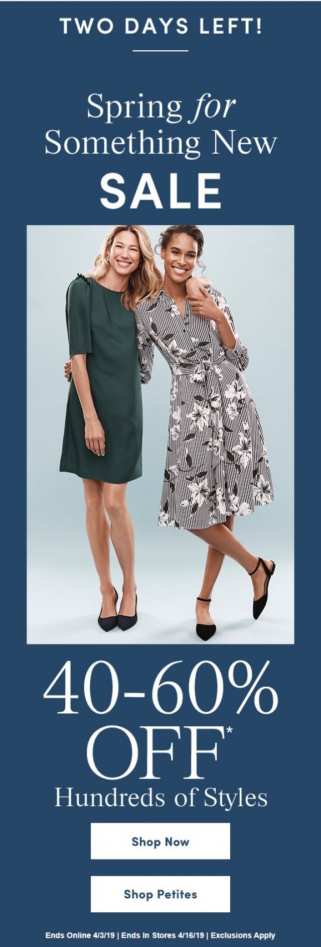 Coupon for: Ann Taylor Factory - Spring To It: This Sale Ends Soon