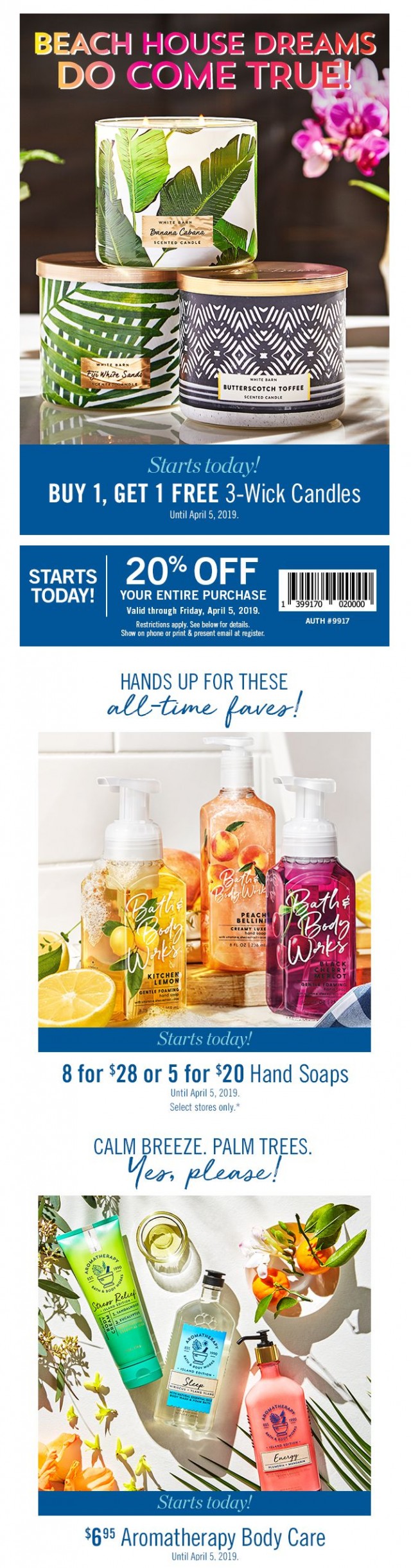 Coupon for: Bath & Body Works Canada - The candle you’ve been eyeing is FREE! 