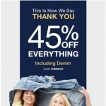 Coupon for: Gap - your 45% off code