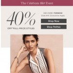 Coupon for: Ann Taylor - 40% Off For Mom And You, Too