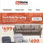 Coupon for: Home Furniture - Freshen up your home for spring