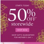 Coupon for: Zales Outlet - 50% Off Storewide Starts TODAY | Time to Spoil Mom!
