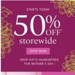 Coupon for: Zales Outlet - 50% Off Storewide Starts TODAY | Time to Spoil Mom!