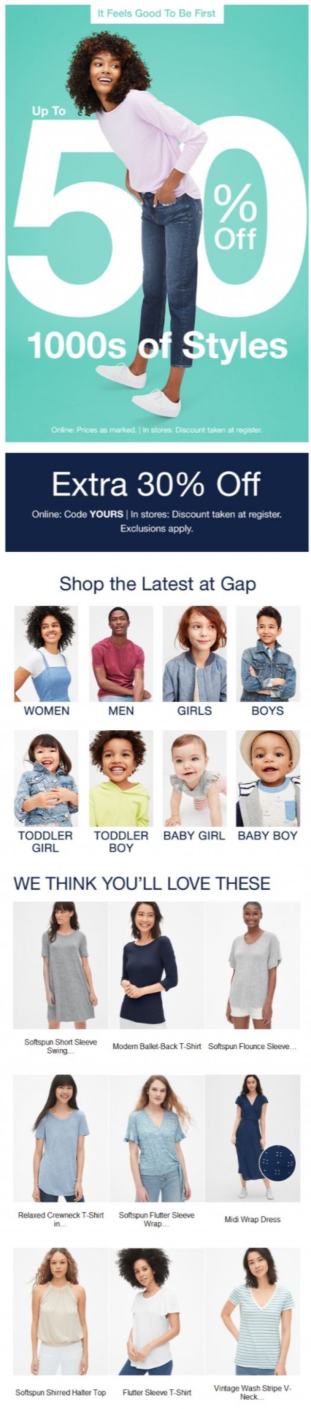 Coupon for: Gap - DON'T WAIT. SHOP NOW!