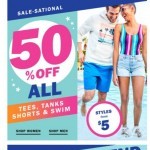 Coupon for: Old Navy - F I F T Y percent OFF *these* (it's totally SALE-SATIONAL)