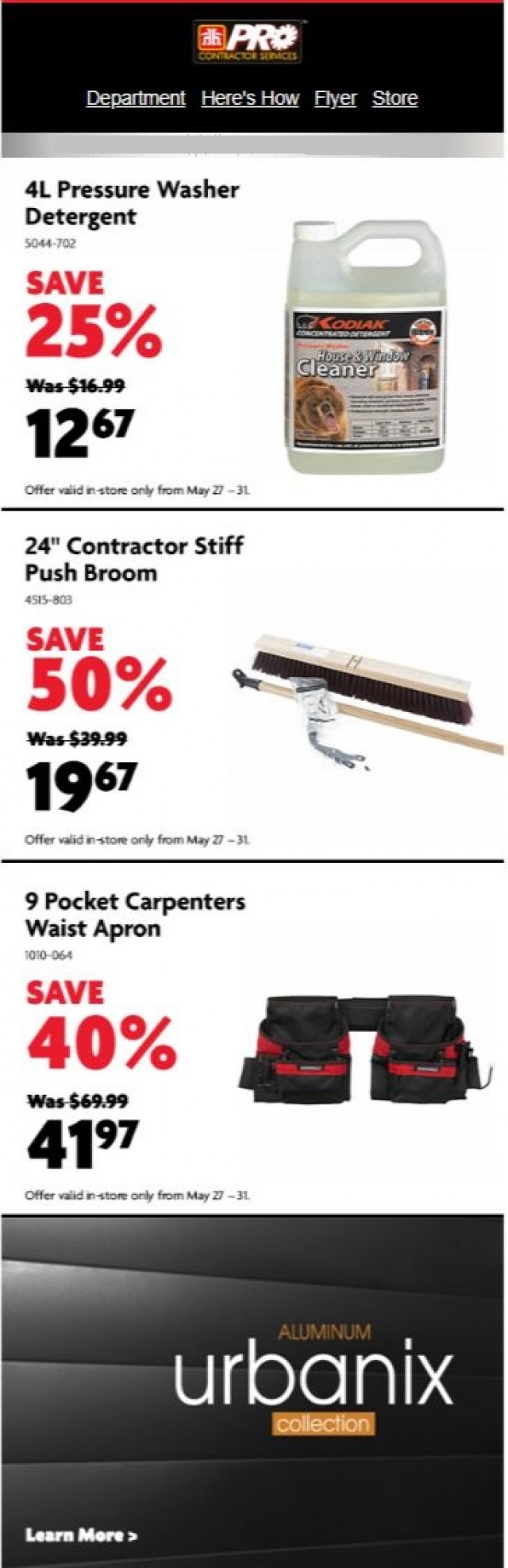 Coupon for: Home Hardware Pro - Offers to sweep any PRO off their feet