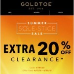 Coupon for: GOLDTOE - Styles Good For The Sole – Extra 20% Off