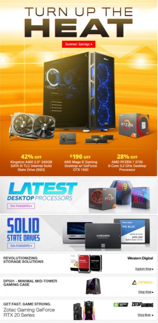 Coupon for: Newegg - Turn Up the Heat! 28% off AMD RYZEN 7 2700 8-Core CPU