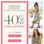 Coupon for: TALBOTS - Friends, our hottest EVENT just started!