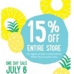 Coupon for: Nature's Fare Markets - Save 15% on July 6 at the White Rock One Day Sale