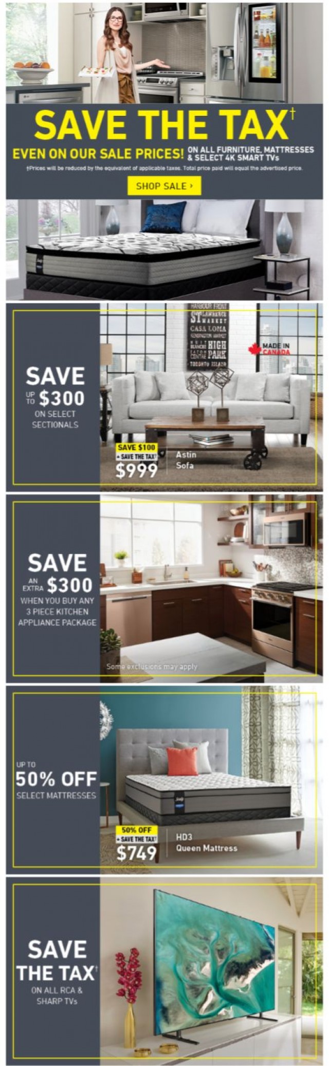 Coupon for: Leon's -  Your Home Makeover Discount 