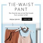 Coupon for: Banana Republic Factory - Your summer-to-fall pant is here