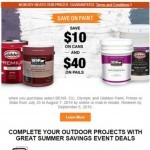 Coupon for: The Home Depot Canada - See how you can save up to $40 on select paint