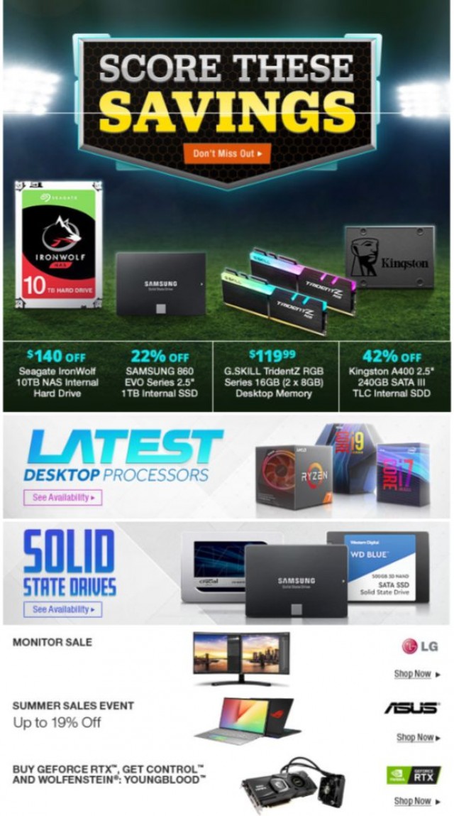 Coupon for: Newegg - Score These Savings