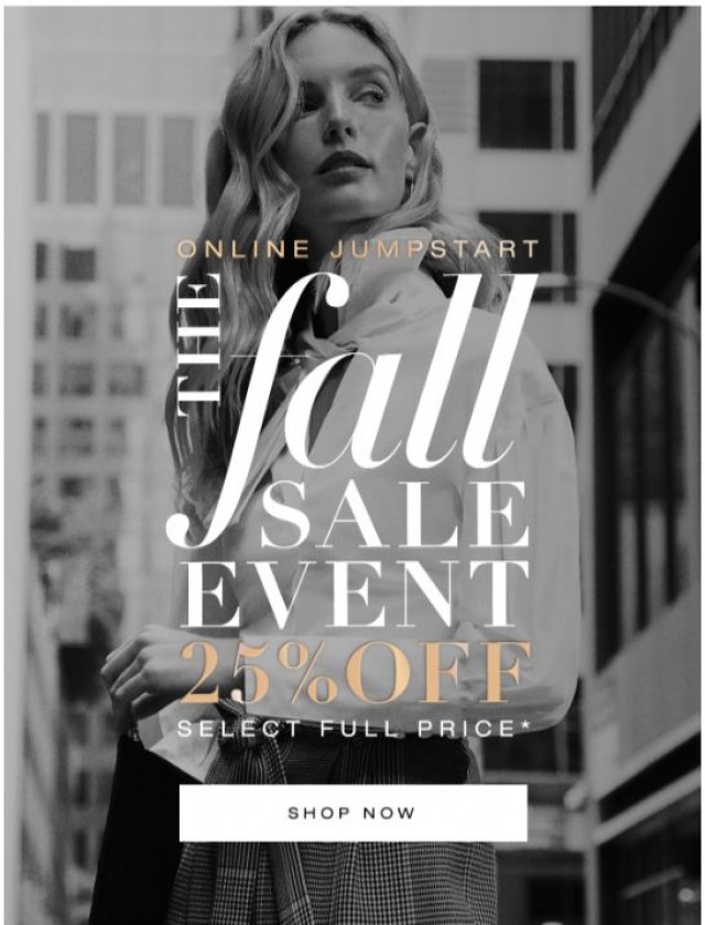 Coupon for: BCBGMAXAZRIA - It’s FINALLY here – the Fall Sale Event