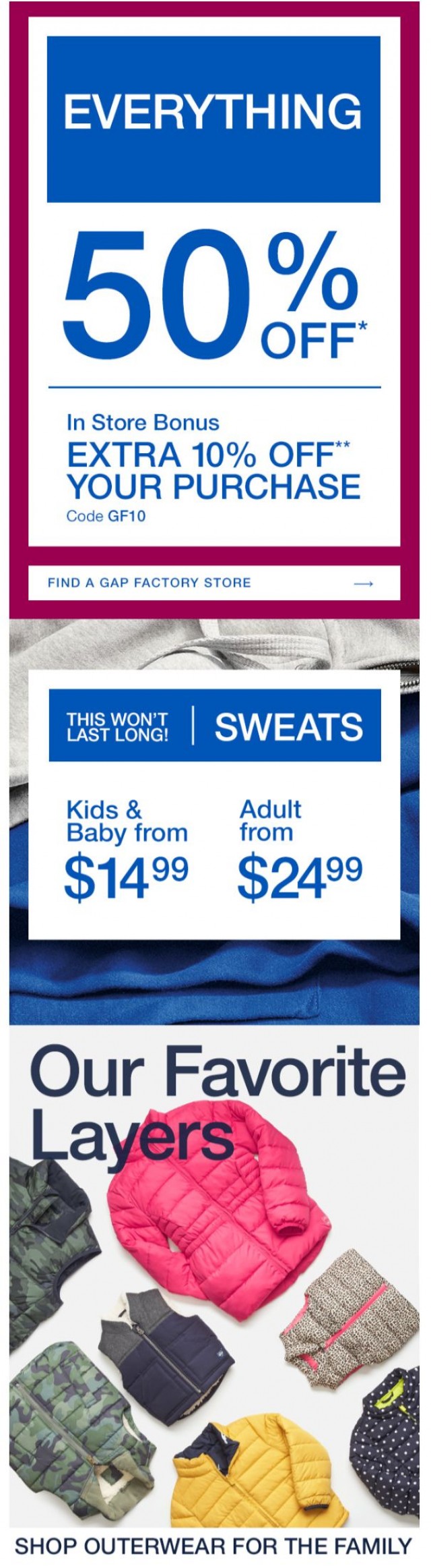 Coupon for: Gap - Hurry, it started! 