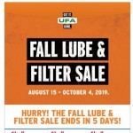 Coupon for: UFA - Lube & Filter Sale ends soon