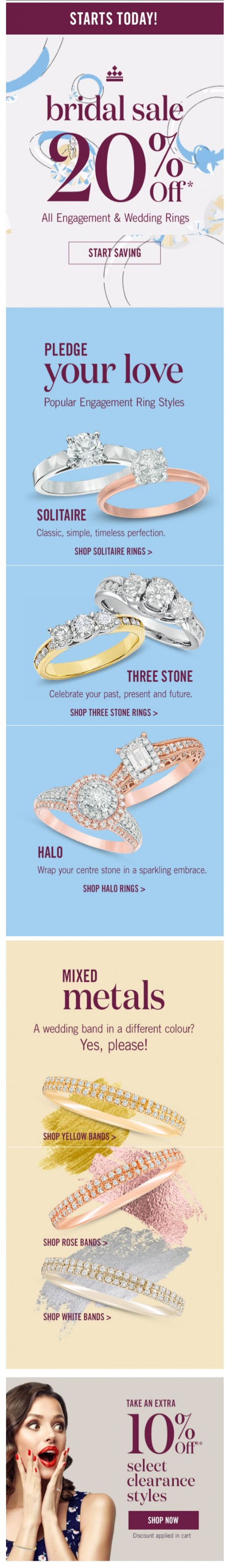 Coupon for: Peoples Jewellers - The Bridal Sale Starts NOW! 