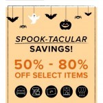 Coupon for: Linen Chest - HALLOWEEN SALE. Savings from 50% to 80% OFF!