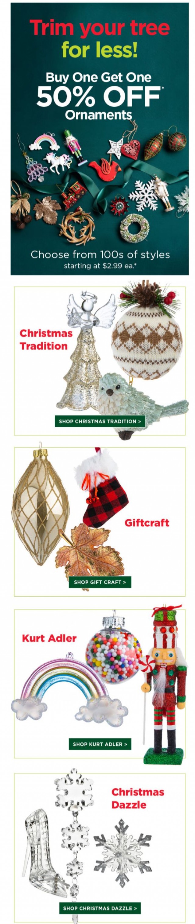 Coupon for: Kitchen Stuff Plus - BOGO Ornaments? Check.