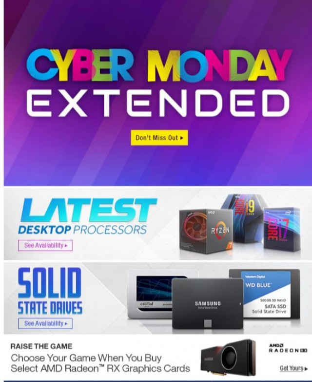 Dec 05, 2019 Newegg Cyber Monday Extended Deals on Samsung Storage