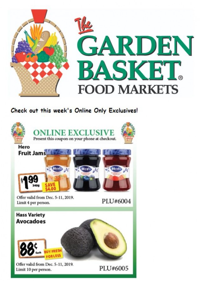 Coupon for: The Garden Basket - This Week's ONLINE EXCLUSIVES!