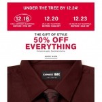 Coupon for: Express - 50% off 1MX & patterned dress shirts + Final Hours for FREE 2 Day Shipping