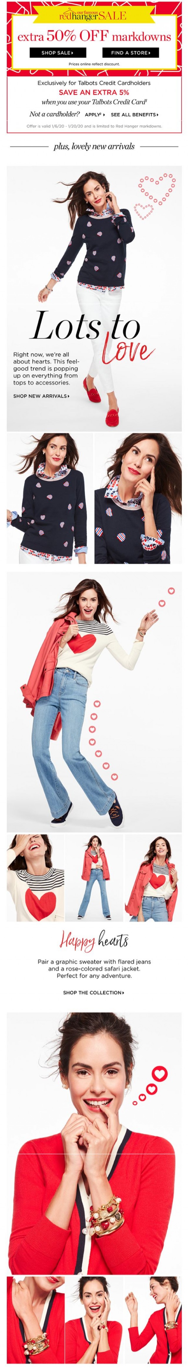 Coupon for: Talbots - A fresh NEW COLLECTION to ❤