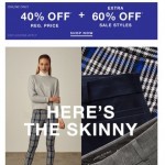 Coupon for: Banana Republic - What makes this skinny pant our #1 customer fave