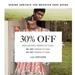 Coupon for: Neiman Marcus - Up to 30% off your spring style update