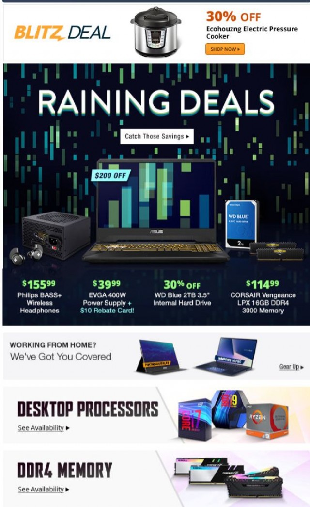 Coupon for: Newegg - Catch These Deals