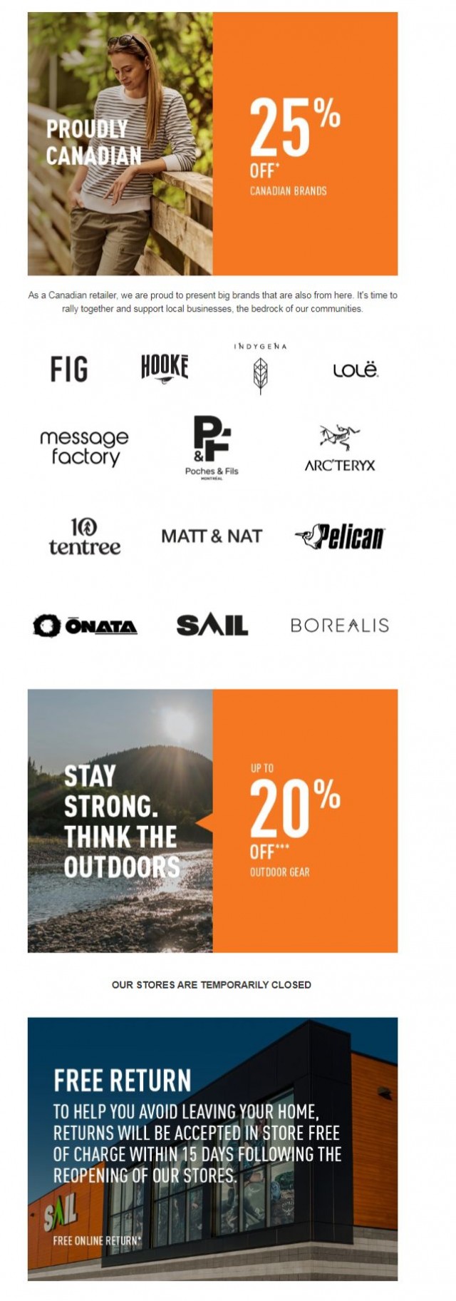 Coupon for: SAIL - Support our Canadian brands + save!