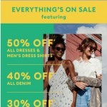 Coupon for: Banana Republic - Some good news: Everything's on sale!