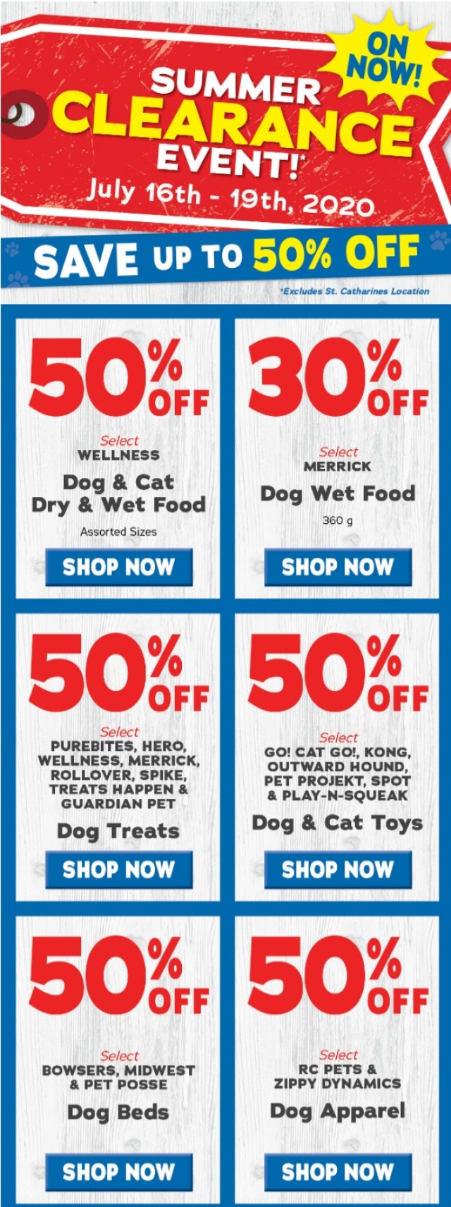 Coupon for: Ren's Pets - Summer Clearance Event Is HERE